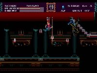 une photo d'Ã©cran de Castlevania - The New Generation sur Sega Megadrive